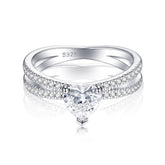 925 Silver Bow Wedding Ring