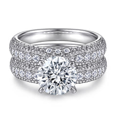 S925 Silver Zircon Multi Style Rings