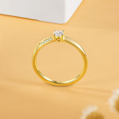 S925 Silver Moebius Ring - 18K Gold Plated