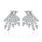 S925 CZ Dangle Earrings - Luxe Silver Studs