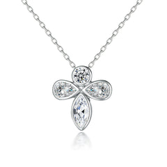 S925 Silver Butterfly Bee Pendant Necklace