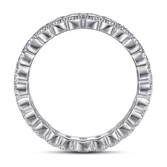 925 Silver White & Rose Gold Plated Ring