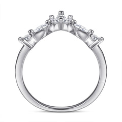 S925 V-Shaped Crown Ring - Statement Index Finger Jewelry