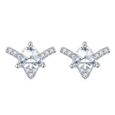 S925 Silver Star & Heart Earrings