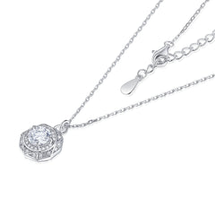 S925 Silver Premium Zircon Necklace