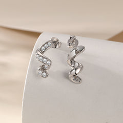 S925 Silver Full Cut Zircon Studs