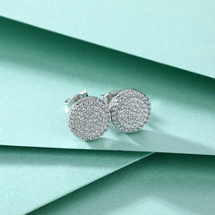 S925 Silver Full Cut Zircon Studs