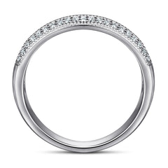 925 Silver Rose Gold Plated CZ Ring