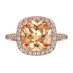 925 Silver 3.5ct Vintage CZ Statement Ring