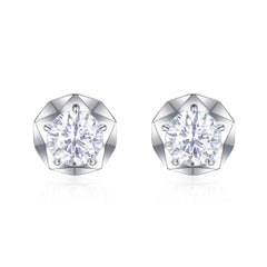 S925 CZ Studs Earrings - Luxe Silver Jewelry