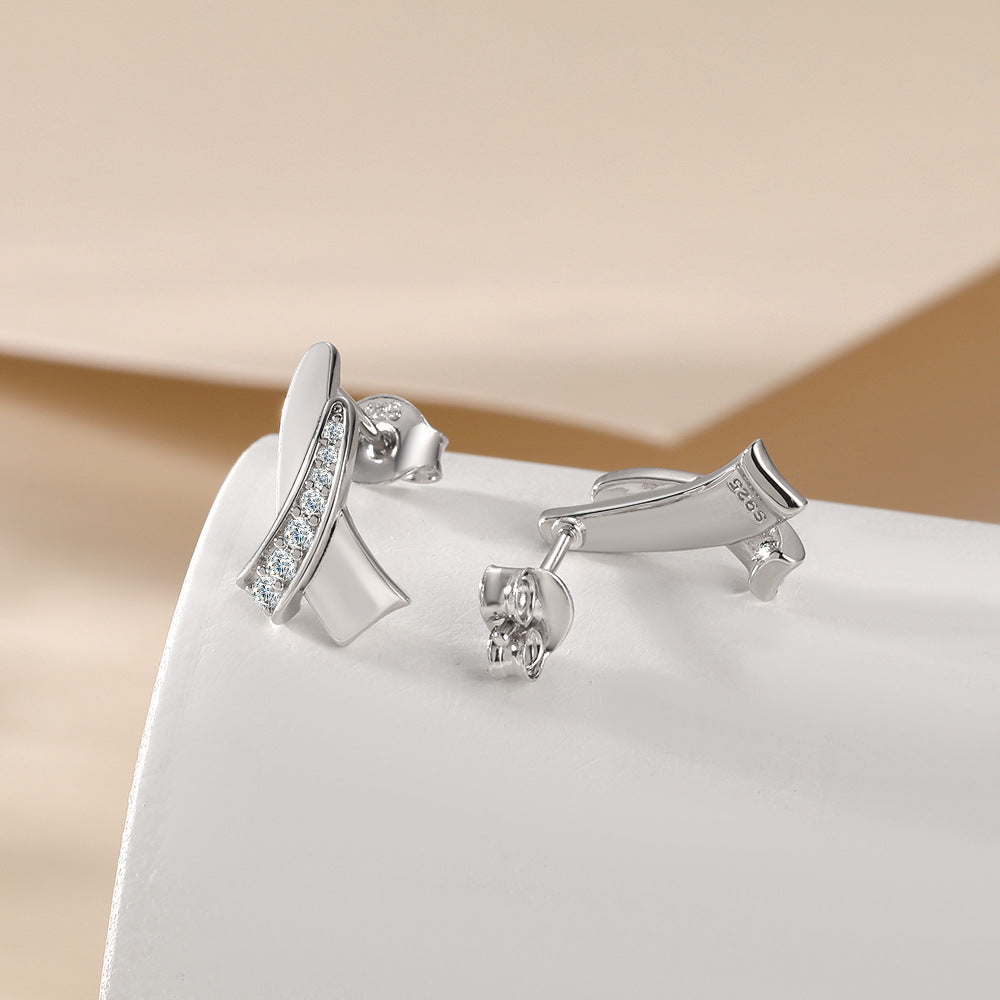 925 Silver Bow Ring Necklace Earrings Bracelet
