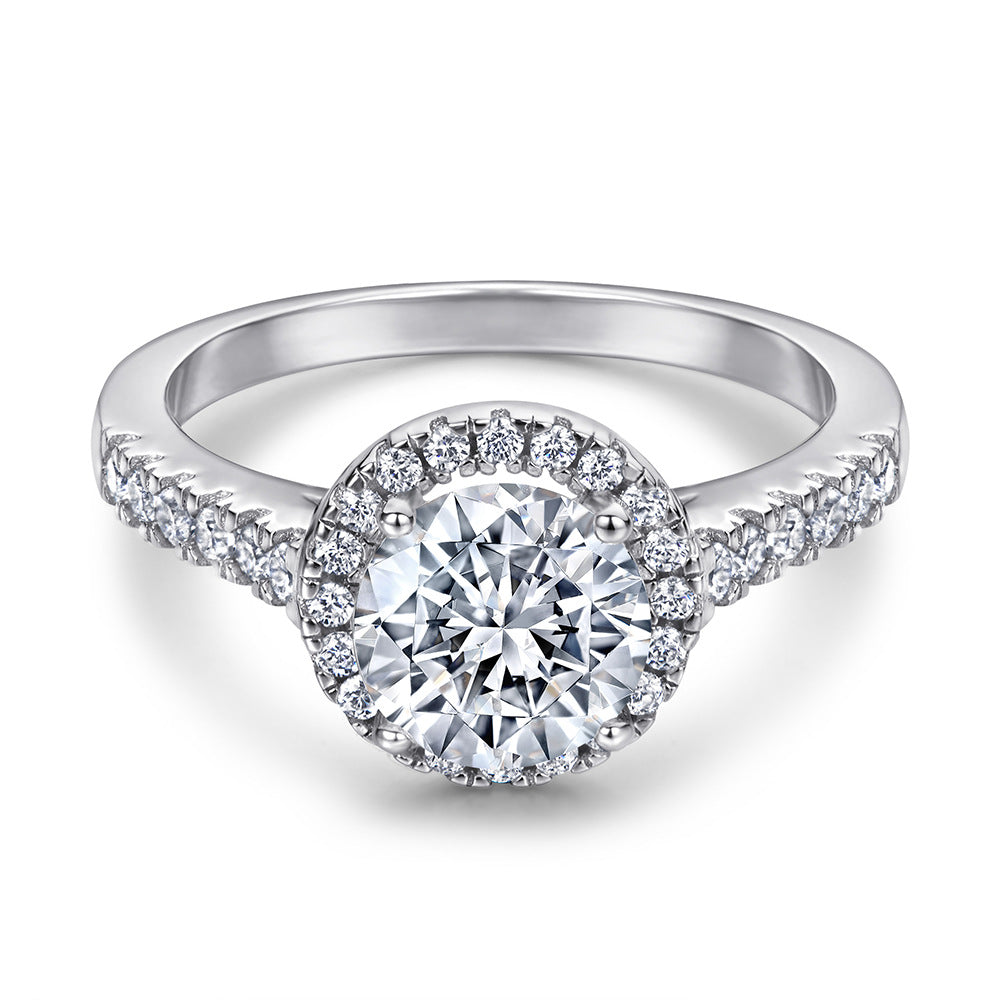 925 Silver 1.2ct Pavé Stack Ring