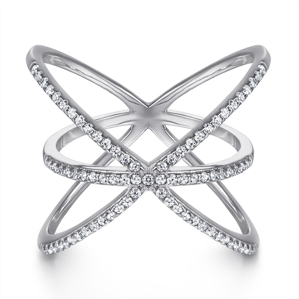 925 Silver Multi  Shaped Ring Set