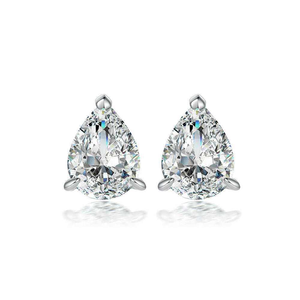 925 Silver Four Symbol Studs
