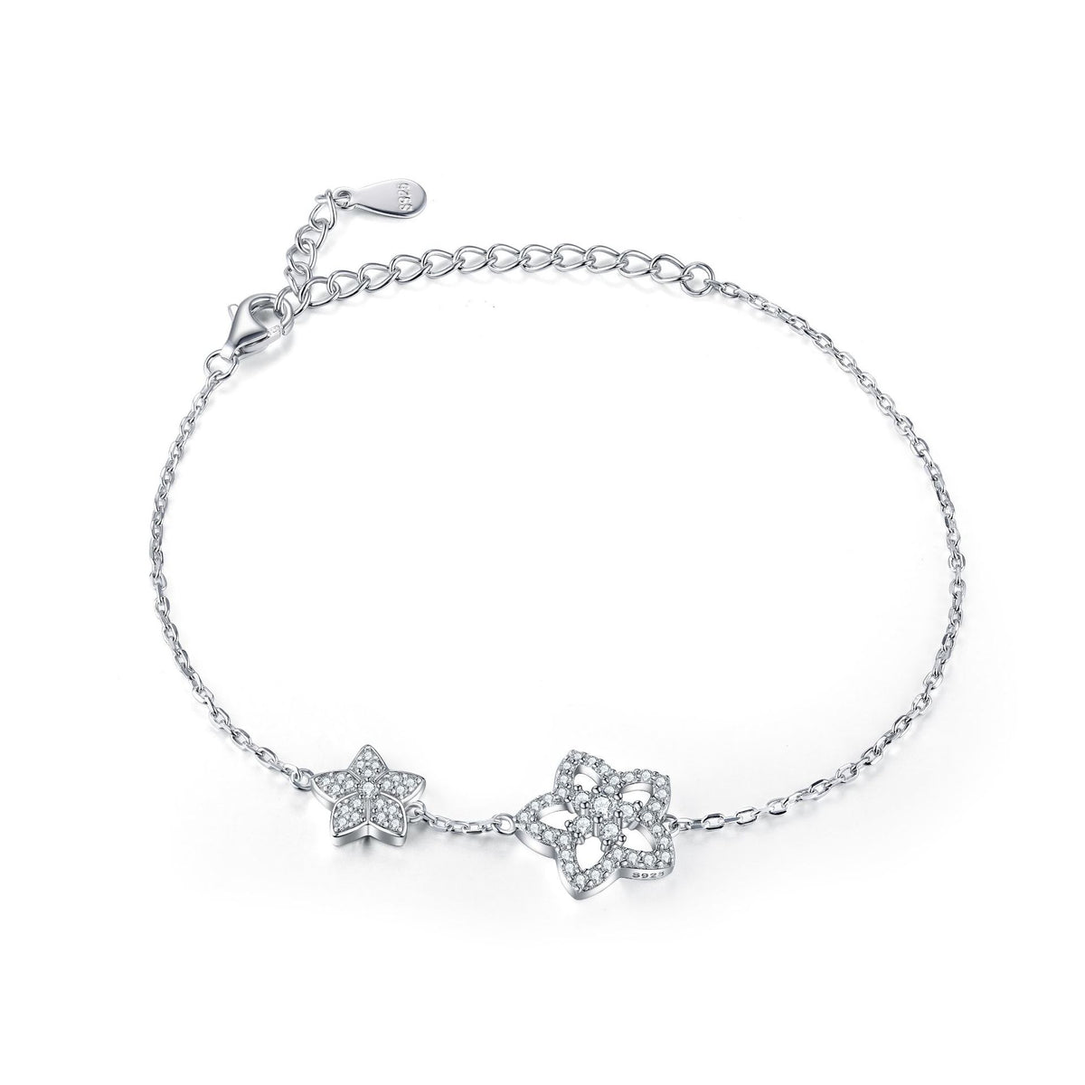 S925 Star Bracelet - Luxe Silver Jewelry