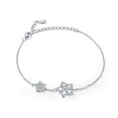 S925 Star Bracelet - Luxe Silver Jewelry