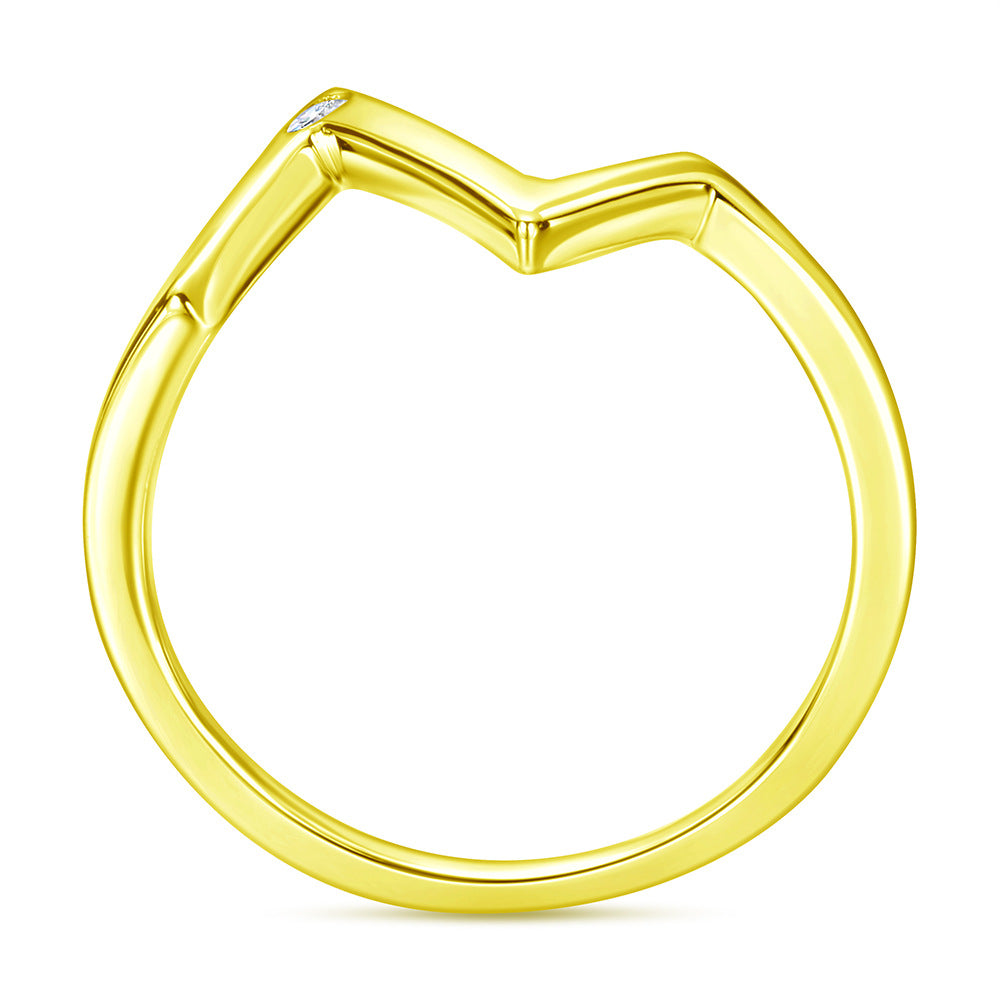 925 Silver ECG Geometric Ring