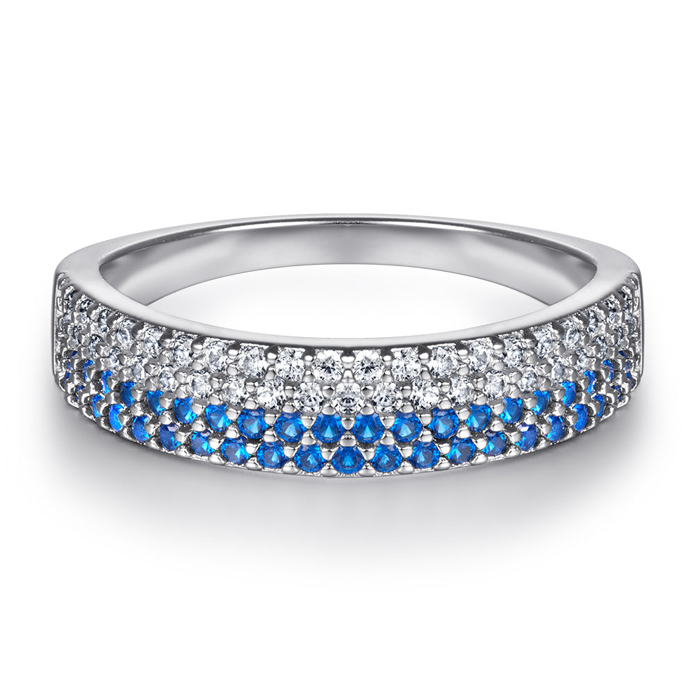 925 Silver Multi  Shaped Ring Set