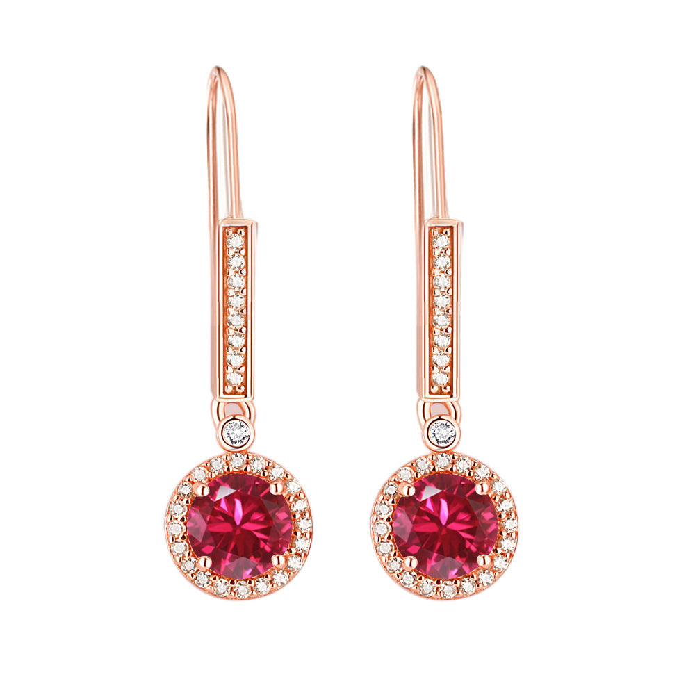 925 Silver Zirconia Drop Earrings