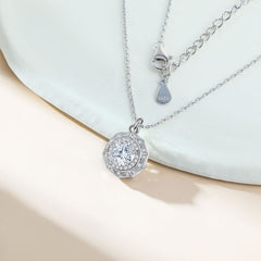 S925 Silver Premium Zircon Necklace