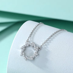 S925 Silver Star & Sunflower Necklace