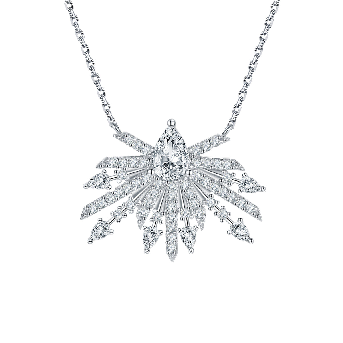 S925 Silver Zircon Delicate Necklace