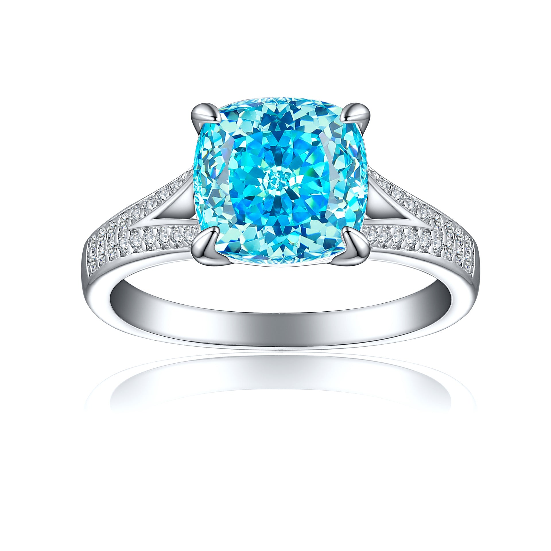 925 Silver 3.5ct Statement Ice Ring