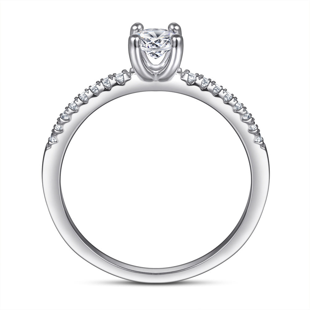 0.5ct Diamond Ring - Minimalist Solitaire