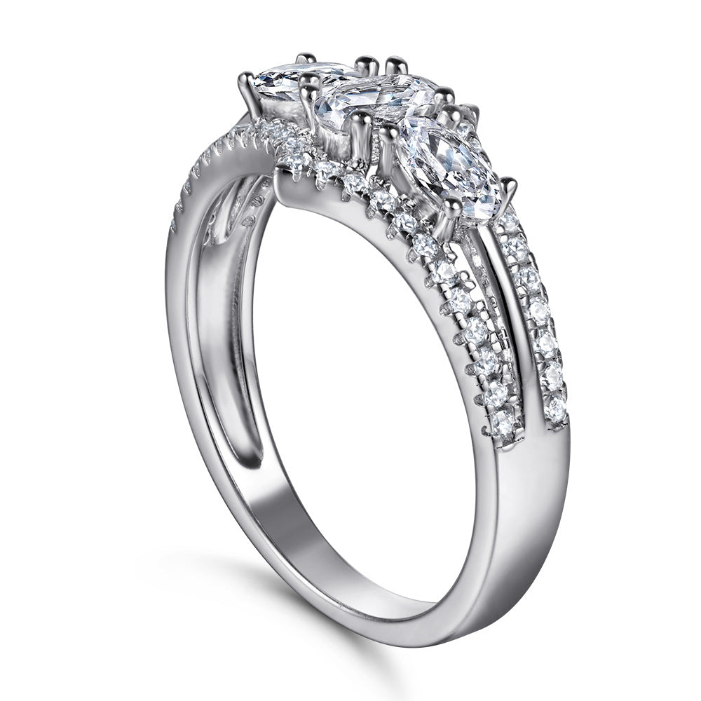 S925 Micro-Pavé CZ Ring