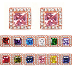 925 Silver Trendy Hearts & Arrows Studs