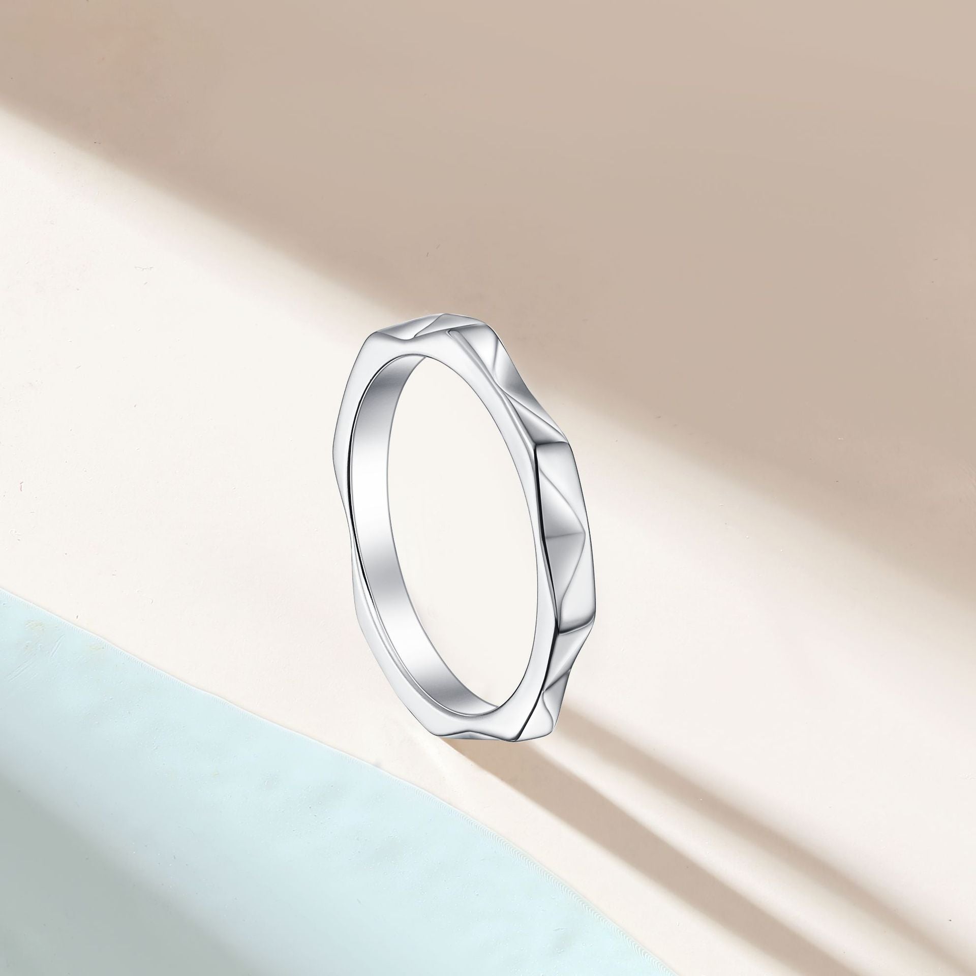 925 Silver Polished Pinky Band Ring