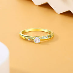 S925 Silver Moebius Ring - 18K Gold Plated