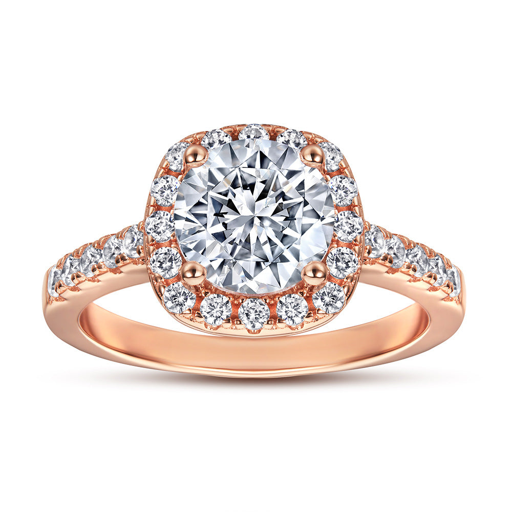 S925 Silver CZ Full Eternity Ring