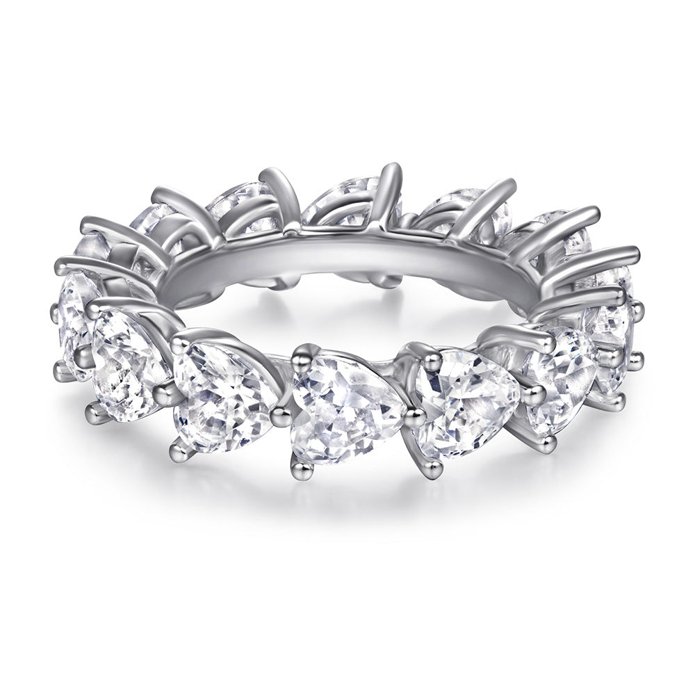 925 Silver Multi type CZ Ring