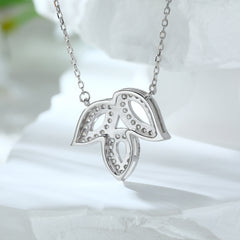 S925 Silver Clover Leaf Pendant Necklace