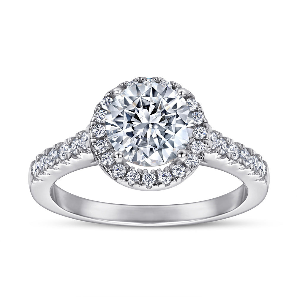 925 Silver 1.2ct Pavé Stack Ring