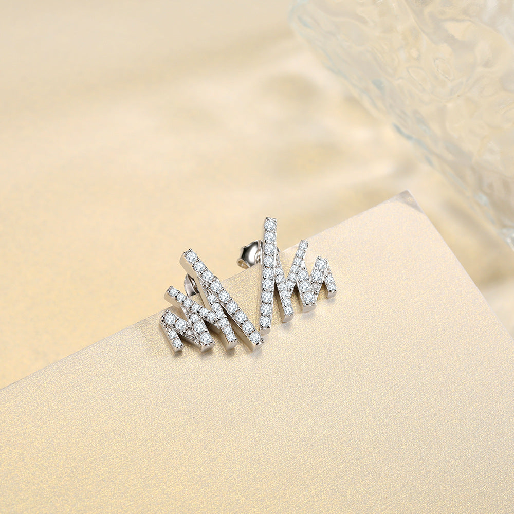 S925 Silver Designer Stud Earrings