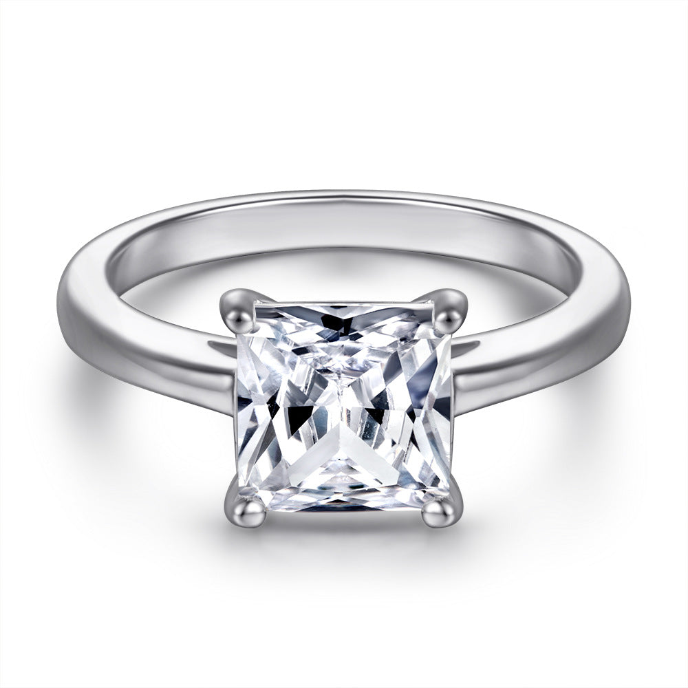 925 Silver Multi Type CZ Ring Set