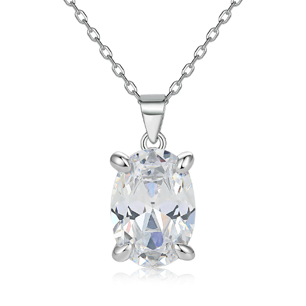 S925 Silver CZ Multi Style Necklace Set