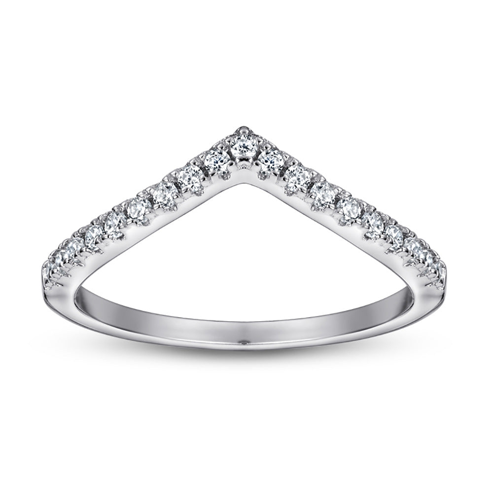 S925 Full Eternity Pinky Ring - Cartier Style