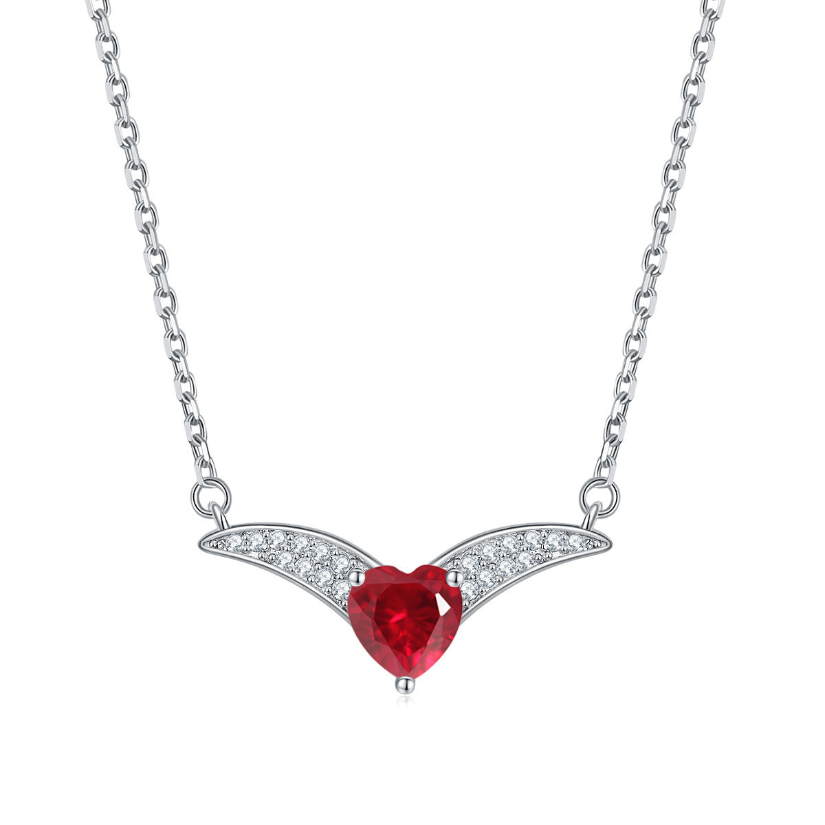 S925 Silver Heart Zodiac Necklace