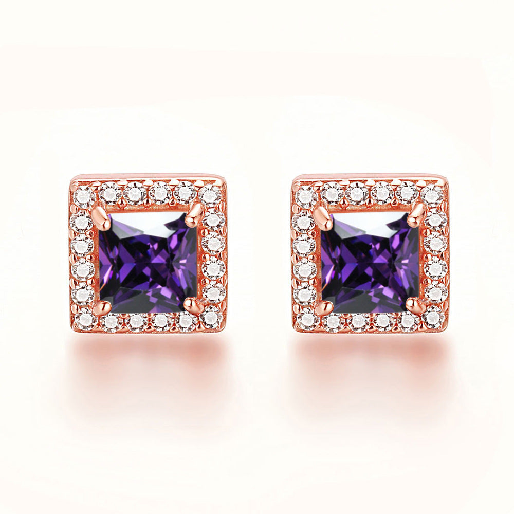 925 Silver Trendy Hearts & Arrows Studs