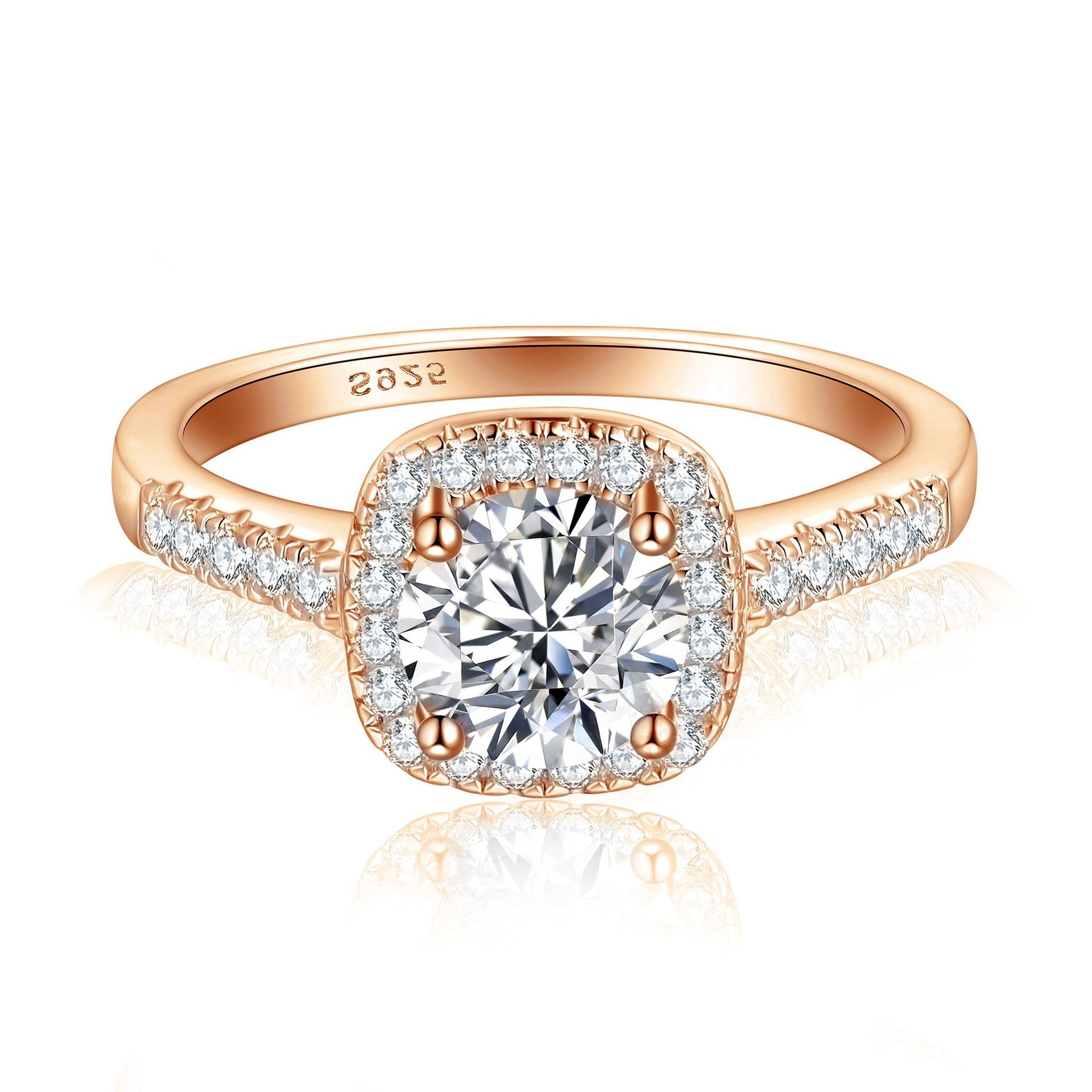 S925 Silver CZ Full Eternity Ring