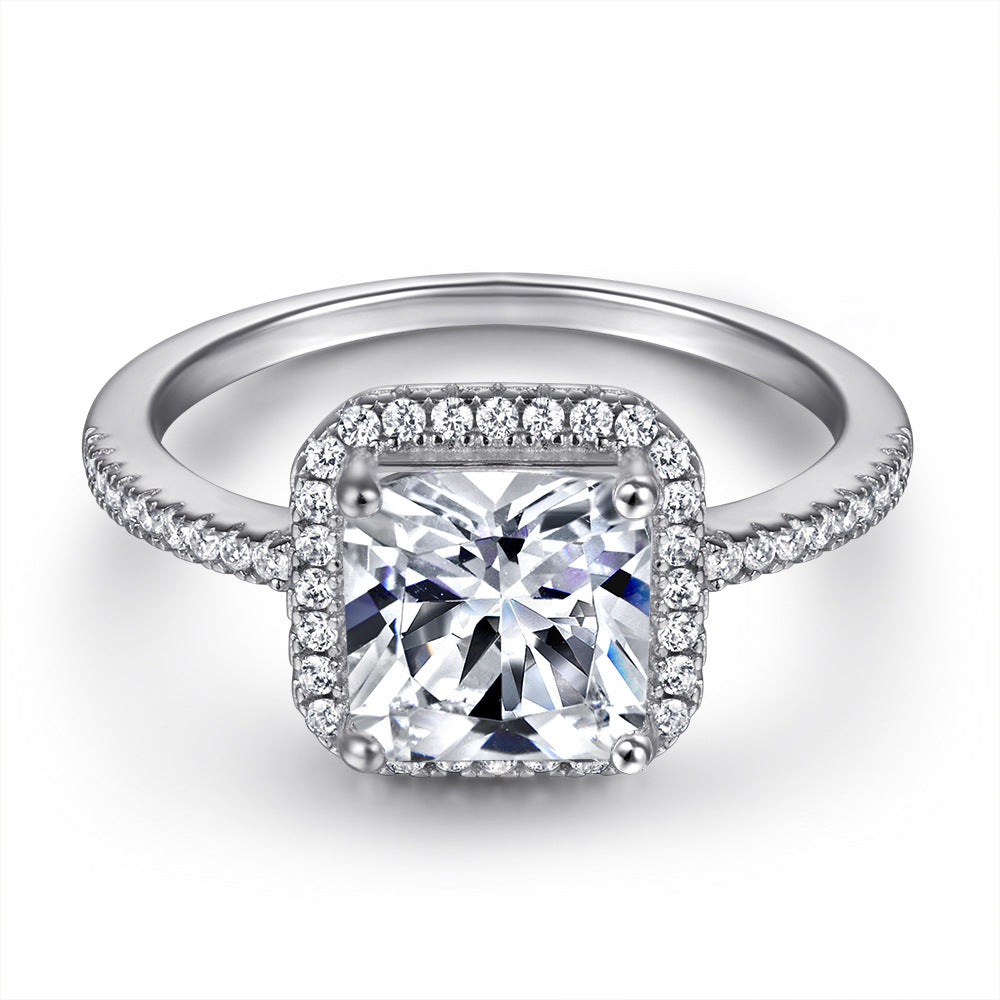 925 Silver Multi Type CZ Ring Set