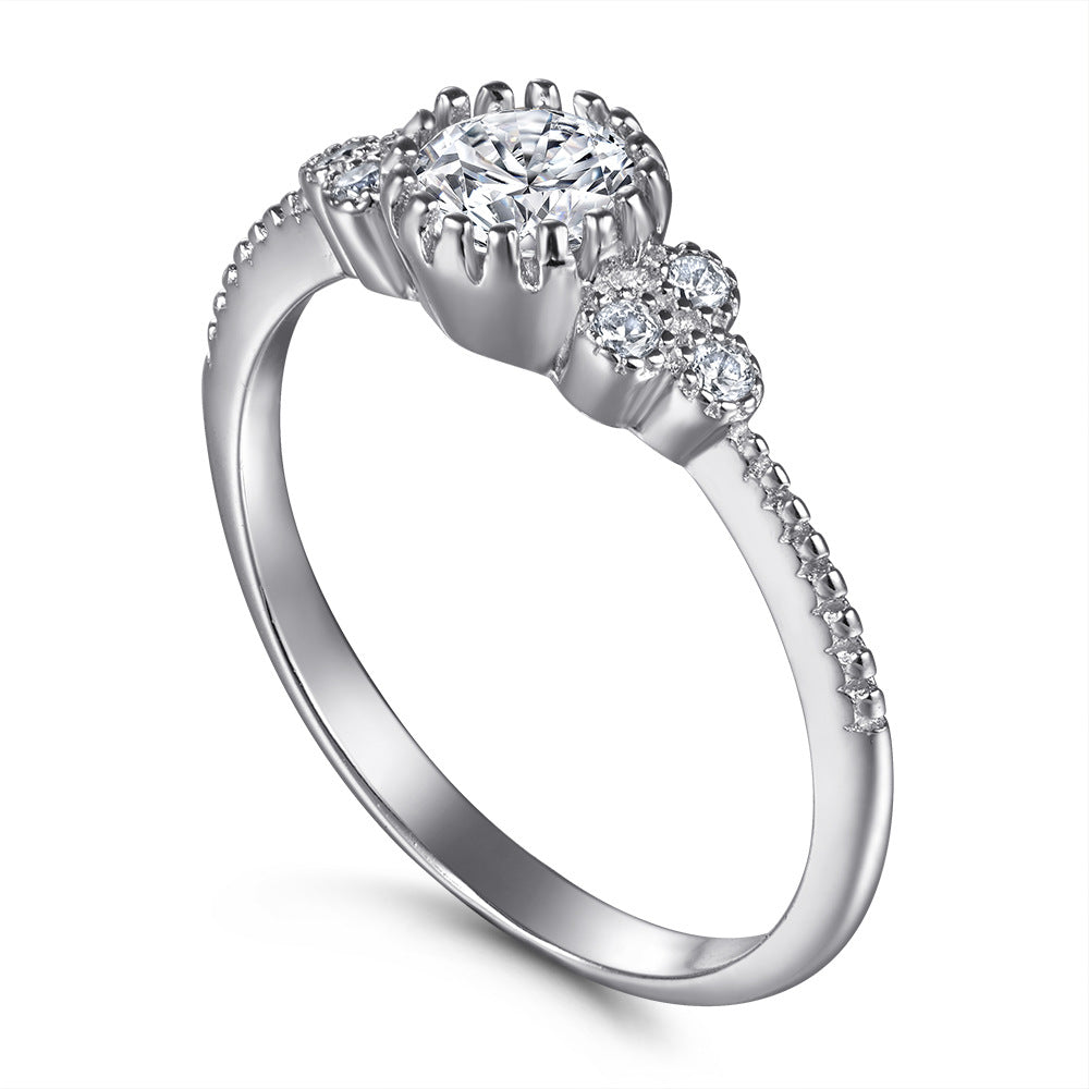 925 Silver Wedding Zirconia Ring