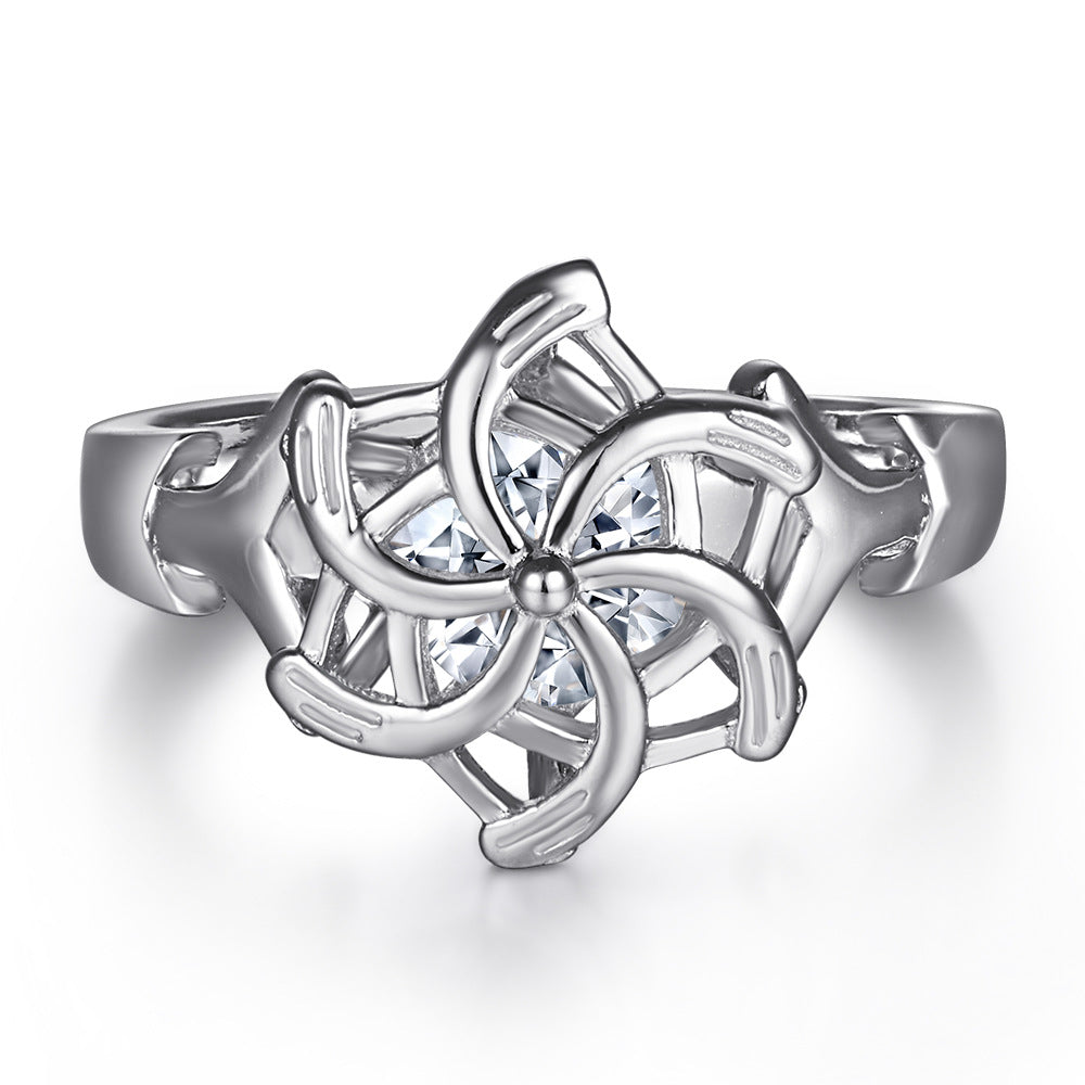 925 Silver Multi  Shaped Ring Set