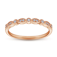 S925 Silver Half Eternity CZ Band Ring