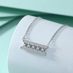 S925 Silver Dreamcatcher Crown Necklace