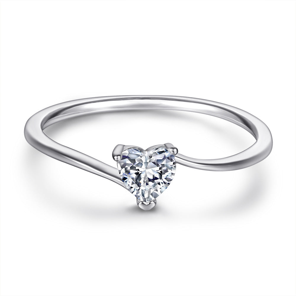 925 Silver Multi type CZ Ring