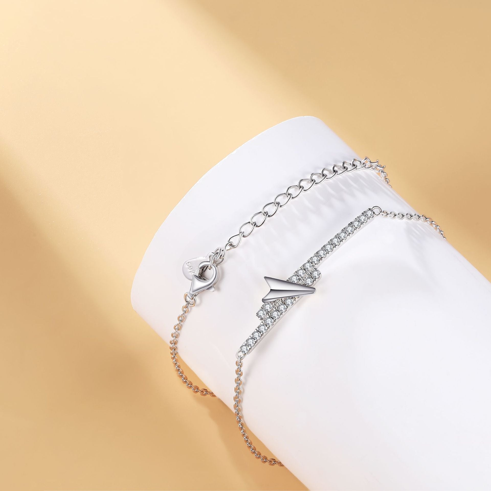 925 Silver Tassel Earrings Bracelet Necklace Ring